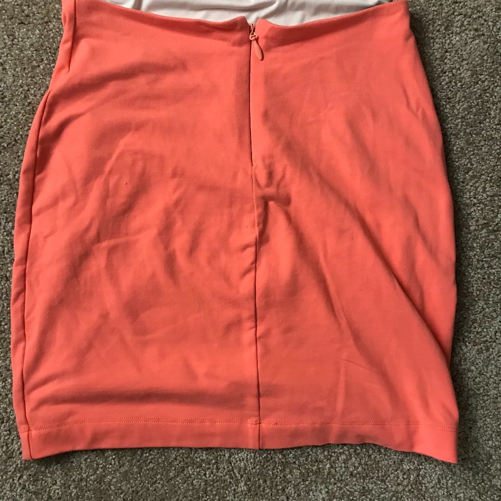 bebe Orange Sherbet Cut-Out Dress Small - Picture 9 of 10